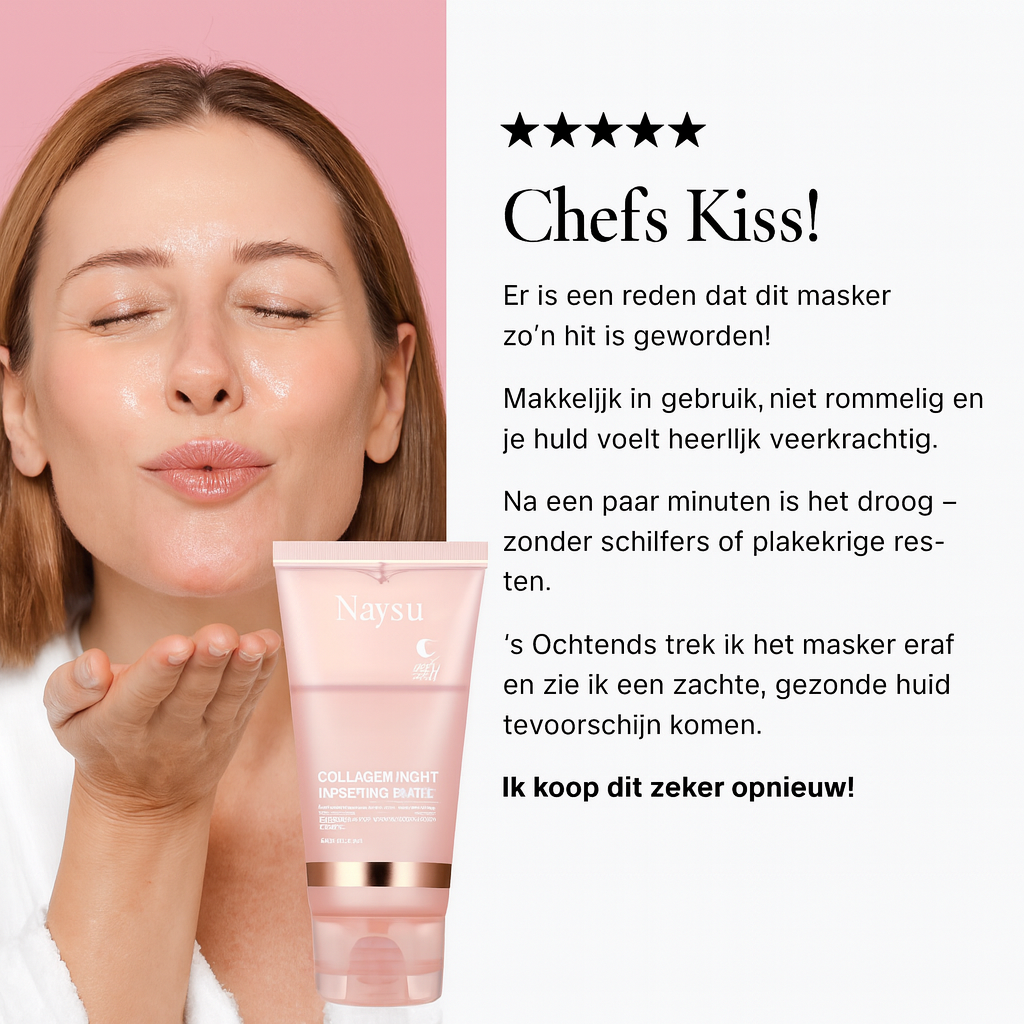 Collageen Masker - Word wakker met huid die zichtbaar jonger oogt