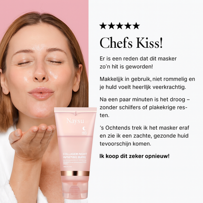 Collageen Masker - Word wakker met huid die zichtbaar jonger oogt